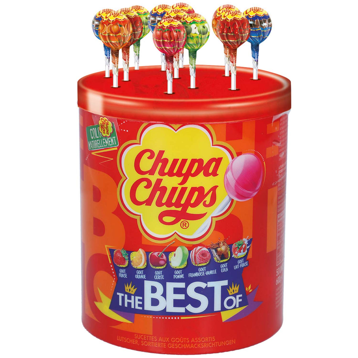 Sucettes Chupa Chups au lait, 50 pièces