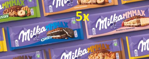 Piatti di cioccolato di latte nel pacchetto XL Surprise - 10 piastre di 100 g, 1 kg