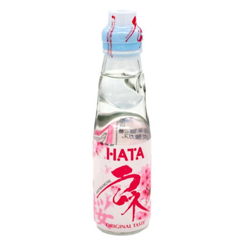 Ramune Sakura Pop Soda Erfrischungsgetränk mit Sakura-Geschmack aus Japan, 200ml