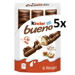 Kinder Bueno im Vorteilspack, 5x6 Riegel - 30 Riegel