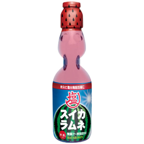 Ramune Watermelon Soda Pop Erfrischungsgetränk mit Wassermelonen-Geschmack aus Japan, 200ml